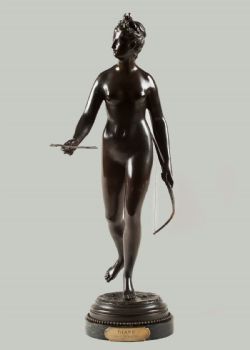 LATE 19TH CENTURY FRENCH BRONZE SCULPTURE 1 LATE 19TH CENTURY FRENCH BRONZE SCULPTURE